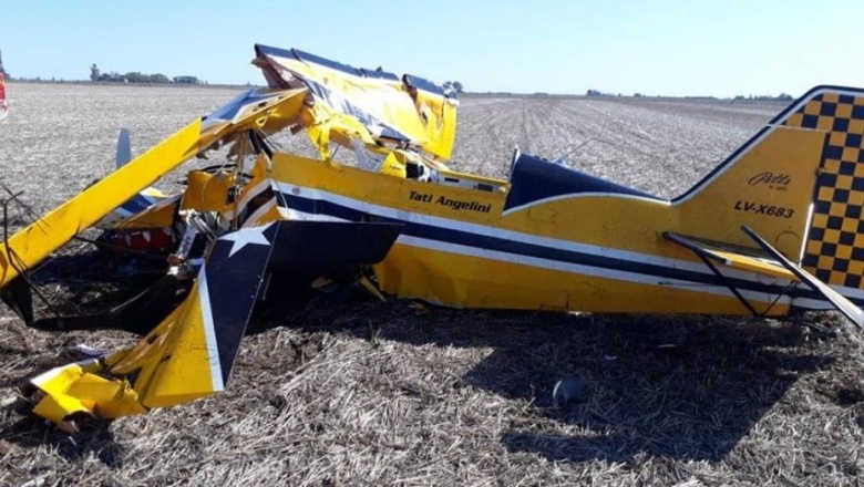 Se mató Juan Marcos Angelini en un accidente con su avioneta