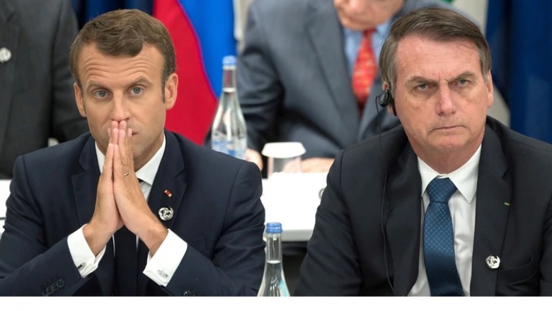 Macron acusó a Jair Bolsonaro de mentirle sobre el Amazonas y advirtió que "Francia se opondrá al acuerdo con Mercosur"
