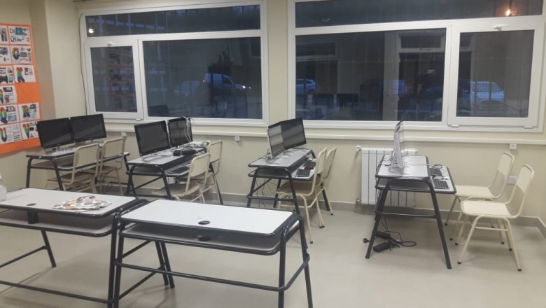 El nuevo colegio "Martín Marte" comenzó su ciclo lectivo.