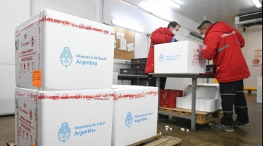 Las vacunas Sputnik V producidas en el país ya están siendo distribuidas en todos las provincias