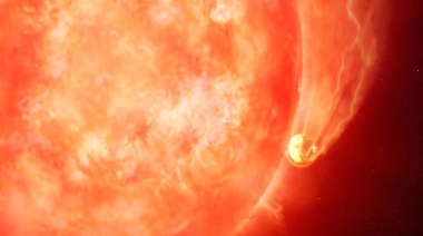 Astronómos observan a una estrella moribunda tragándose a un planeta del tamaño de Júpiter