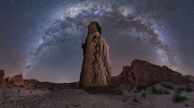 Un argentino entre los ganadores del “mundial de fotografía” con una imagen de la Vía Láctea en Cafayate