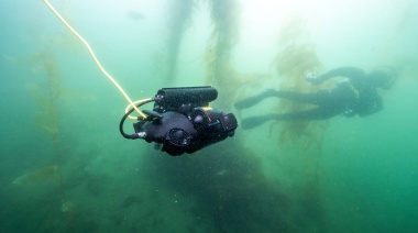 Investigan el Monte Cervantes con minisubmarino junto a alumnos de la UNTDF