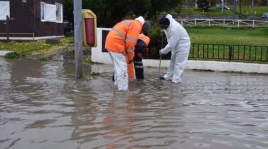 Tras las intensas lluvias el municipio trabaja para mantener el drenaje de la ciudad