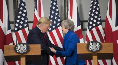 Trump apoya un Brexit duro y promete un “ambicioso acuerdo comercial” a May