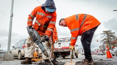 Continúan los trabajos de bacheo en distintos puntos de la ciudad