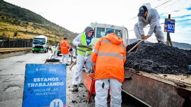 Bacheo en el Barrio Mirador de los Andes