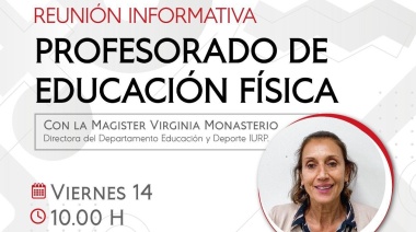 El Municipio dará una charla informativa sobre el profesorado de Educación Física