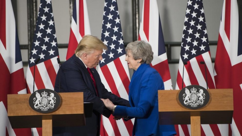 Trump apoya un Brexit duro y promete un “ambicioso acuerdo comercial” a May