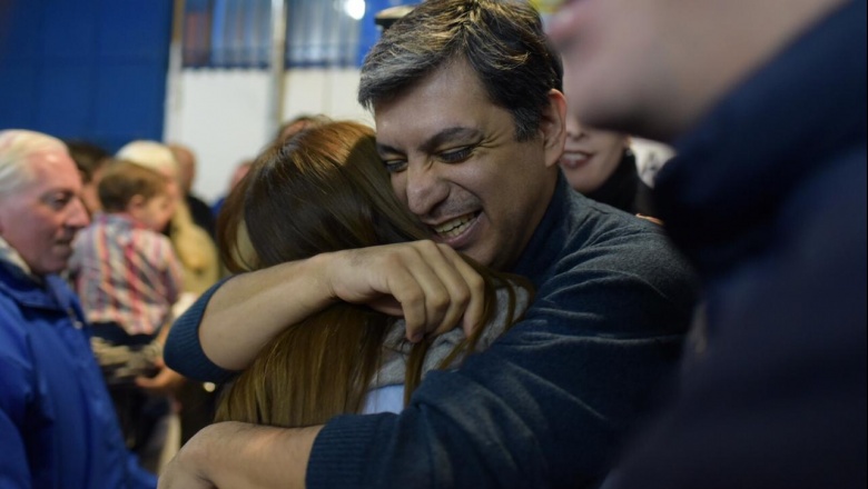 Matìas Rodriguez y Eugenia Duré se reunieron con vecinos de Río Grande