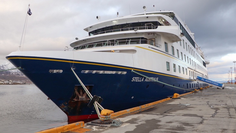 La llegada del Stella Australis abrió la temporada de cruceros