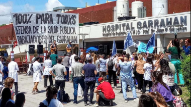 "A Milei lo vetamos en la calle": el Hospital Garrahan hace paro