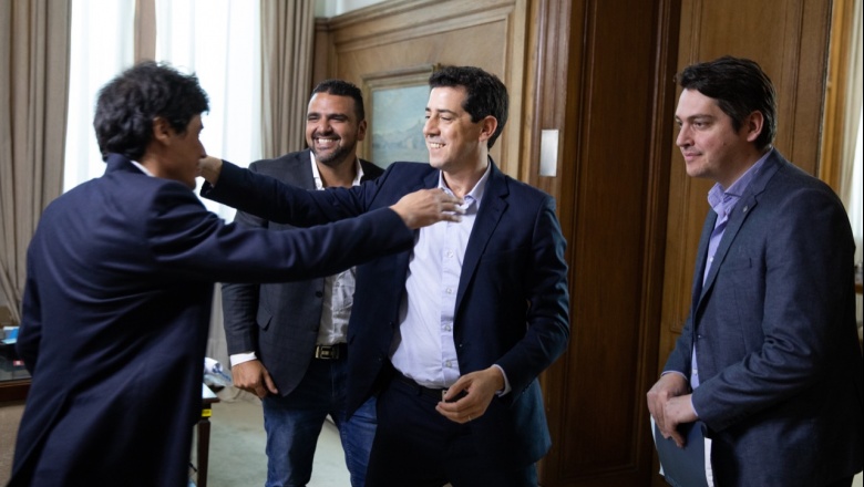 Walter Vuoto y Martín Pérez se reunieron con Wado De Pedro para gestionar en conjunto