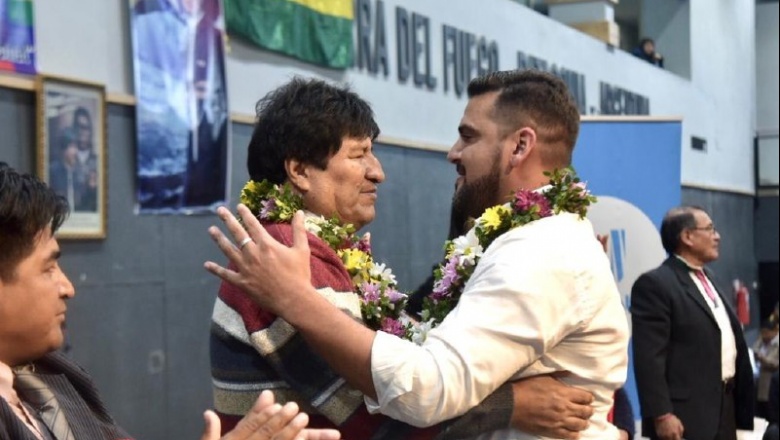 Mas de 3000 vecinos junto a Evo Morales