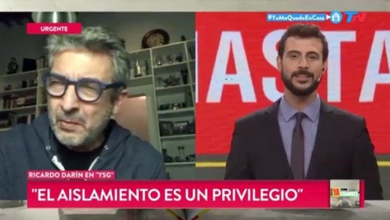 Ricardo Darín criticó a quienes rompen la cuarentena por coronavirus sin motivo: “Es muy difícil luchar contra la pandemia de pelotudos”