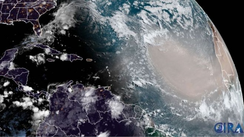 Polvo del Sahara: Cuál es el fenómeno detrás de la densa nube que viaja 10.000 km desde África hasta América