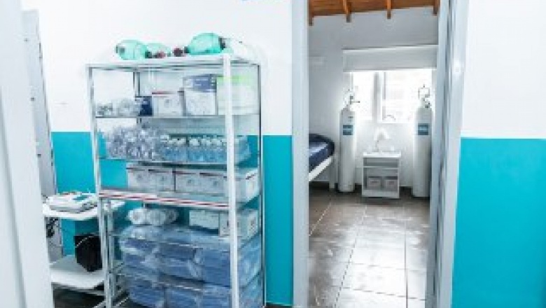 El Centro Municipal de cuidados para pacientes leves de Covid-19 por dentro