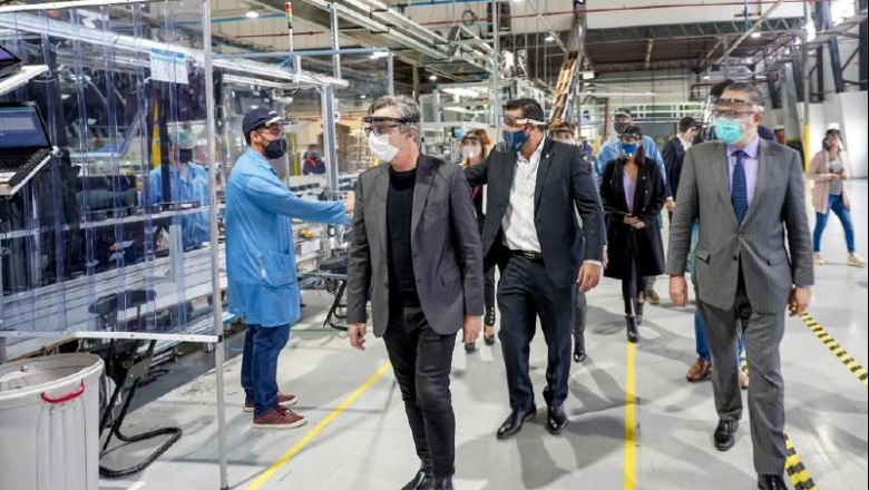 Vuoto y Kulfas recorrieron la fábrica New San