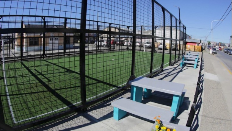 Habilitan un nuevo Playón Deportivo Municipal en Barrio Textil de Río Grande