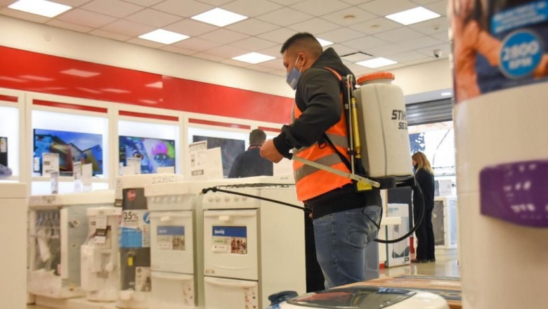 Pandemia en Ushuaia: Intensifican los trabajos de desinfección y prevención