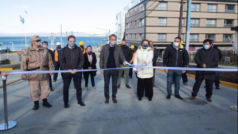 Vuoto y Katopodis inauguraron la pavimentación de Grananniello y Yaganes