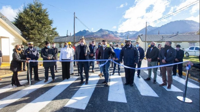 Vuoto y Katopodis inauguraron la pavimentación de Grananniello y Yaganes