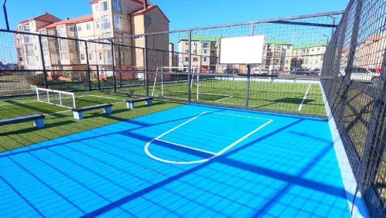 Chacra II ya cuenta con un nuevo playón deportivo municipal