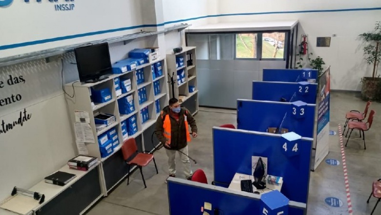 Desinfectaron las sedes de PAMI y ANSES