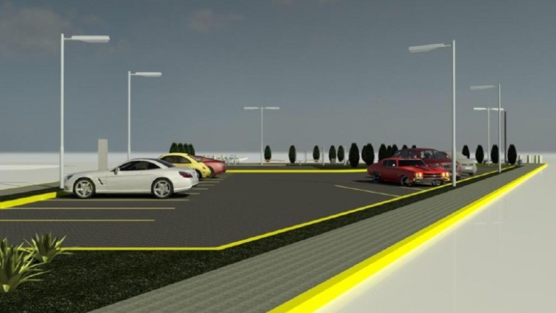 Construirán un estacionamiento con playón saludable sobre calle Pellegrini