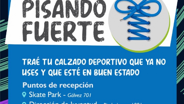 "Pisando Fuerte" : Solidaridad para con los deportistas locales.