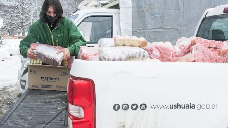 La Municipalidad reforzó con alimentos secos a comedores y copa de leche