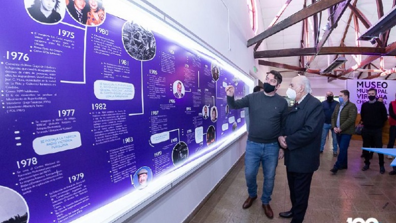Martín Perez junto  al ex intendente Julio Nogar re-inauguraron el Museo Virgina Choquintel