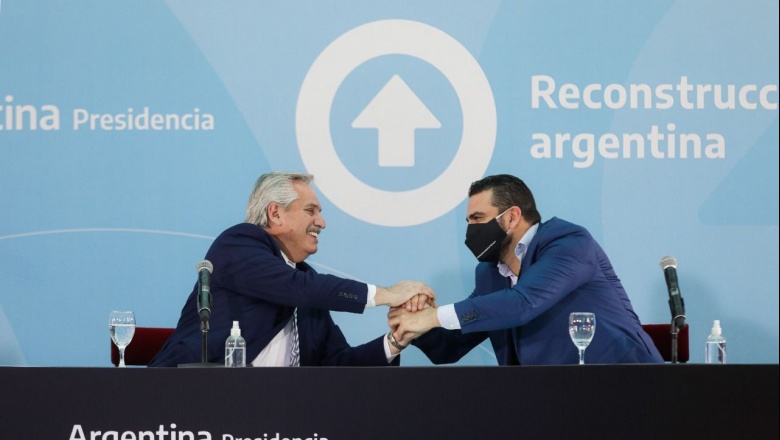 Alberto Fernández y Vuoto lanzaron Conectar Igualdad Ushuaia y anunciaron la construcción de la primera Residencia para Adultos Mayores