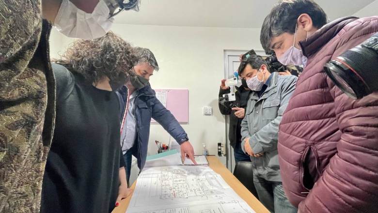 El Intendente Harrington recibió en Tolhuin a la Ministra de salud Carla Vizzotti