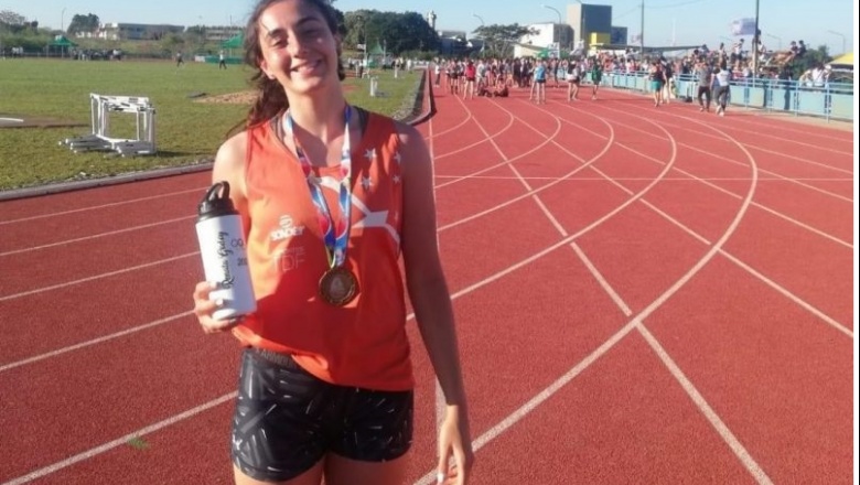 Renata Godoy, la atleta de la Escuela Municipal de Atletismo se consagró Campeona Sudamericana de Heptatlón