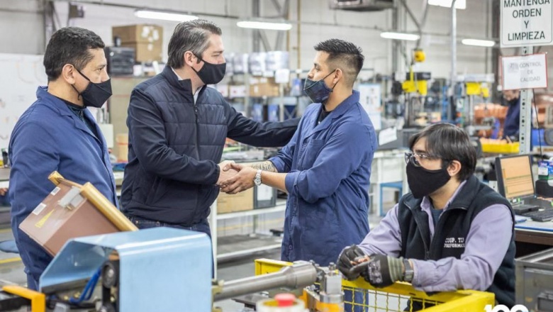 Martín Perez:"Los trabajadores que hoy hacen crecer esta planta son un ejemplo a seguir"