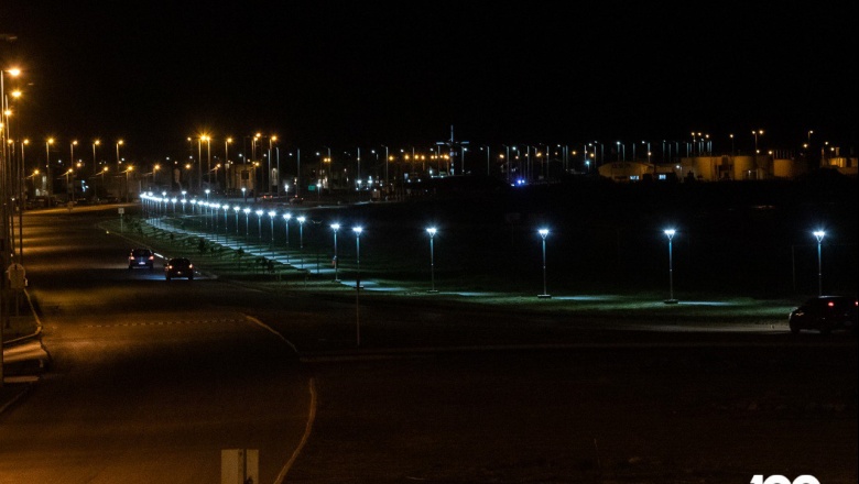 Renovaron por completo la iluminación de la bicisenda