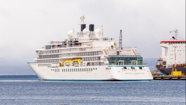 Activación de protocolo Covid por un caso positivo en crucero Crystal Endeavor
