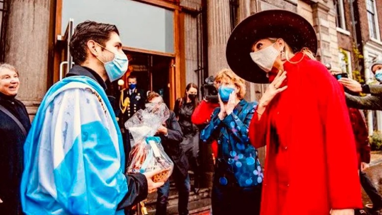 Empanadas Máxima y delivery al Palacio: Vende 1.200 docenas en Holanda y una “argentineada” le permitió conocer a la reina