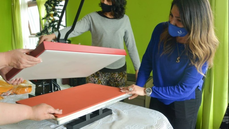 Nueva entrega de equipamiento a emprendedoras de Ushuaia
