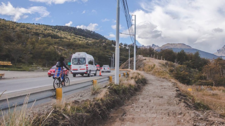 Dieron comienzo los trabajos previos a la construcción de la bicisenda "Pensar Malvinas"