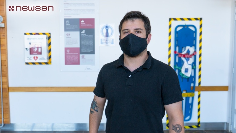 Un gestor sociocultural del CENT 11 en Newsan