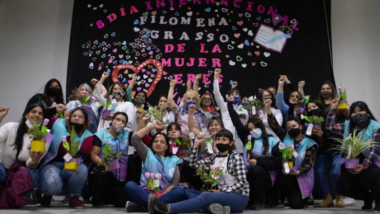 Homenaje a Filomena Grasso en el Día de la Mujer