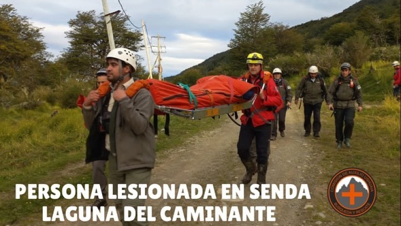 Rescatan a una turista riograndense en Laguna del Caminante