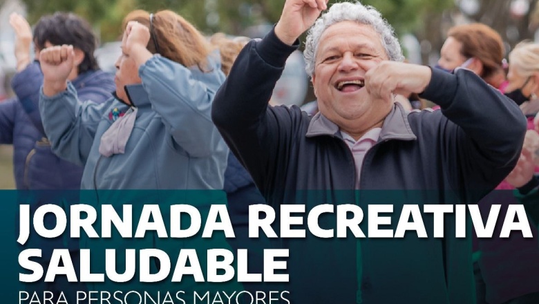 Jornada recreativa saludable para personas mayores