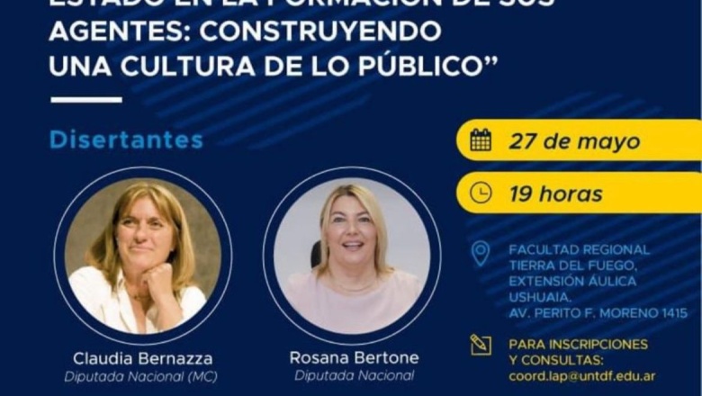 La UNTDF invita al encuentro sobre el rol del estado en la formación de sus agentes