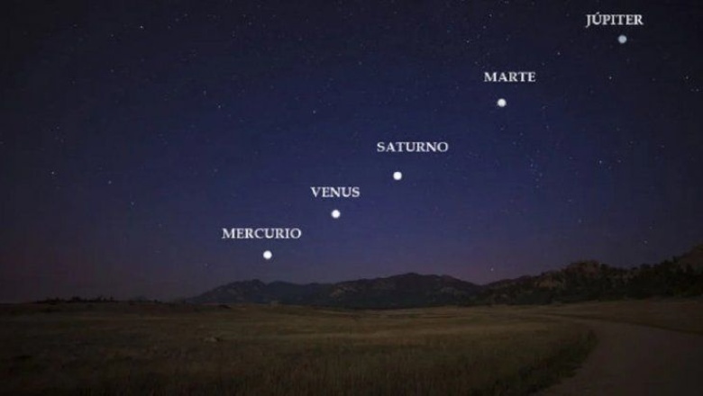 Espacio: Se verá una infrecuente alineación de 5 planetas en junio