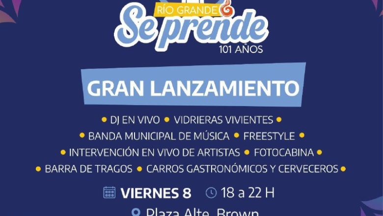 Este viernes, lanzamiento de "Río Grande se prende"
