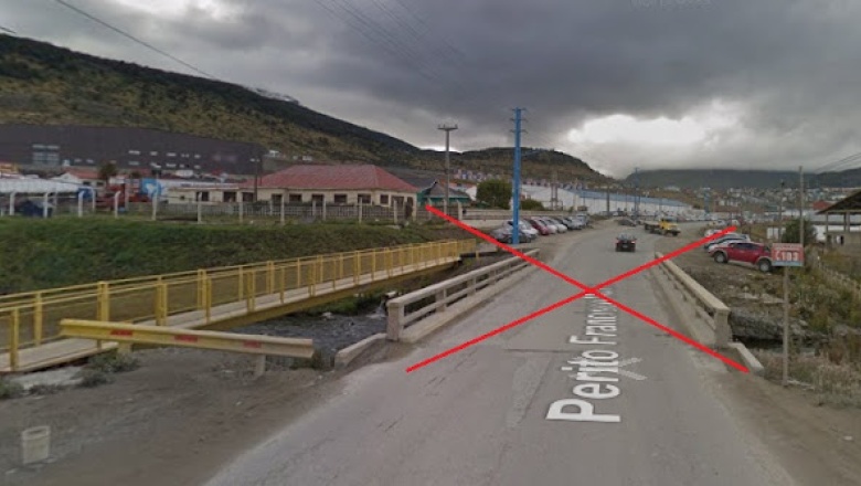 Nuevo puente sobre Arroyo Grande: Por reubicación de cañerías de gas estará cerrado ese tramo de Perito Moreno