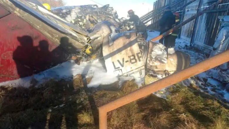 Peritaje del Lear Jet caído en Río Grande